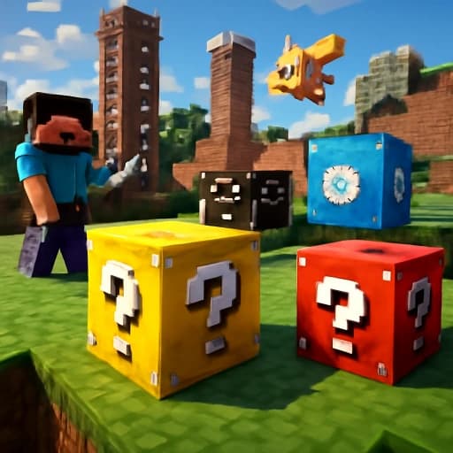 Cover of the Lucky Blocks addon