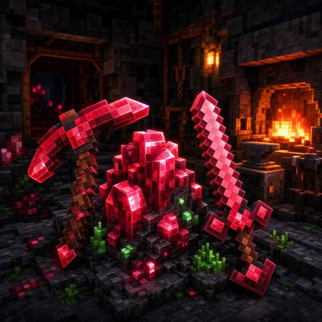 Cover of the Ruby Ore & Tools addon